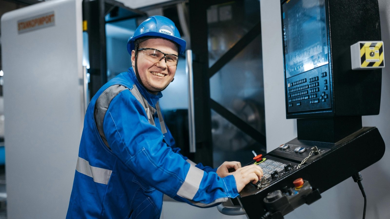 An energy operator monitors signals at a control console, the physical analogue of reading buyer intent.