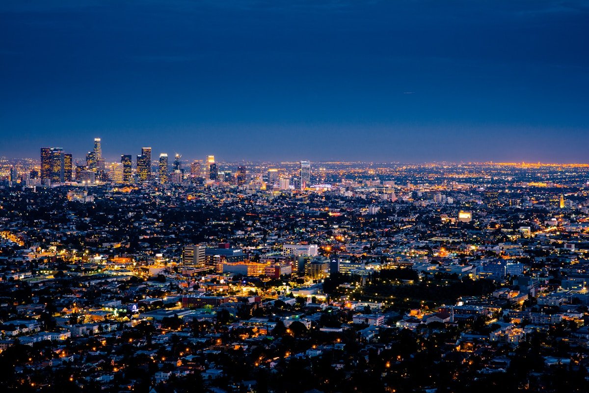 Beautiful sunset landscape representing energy future