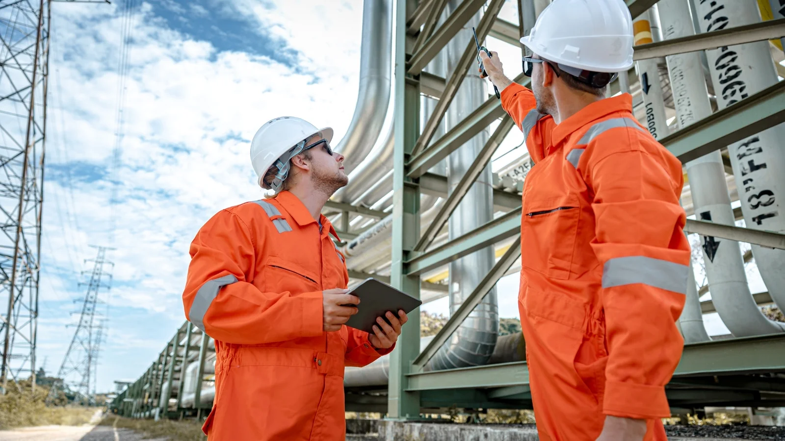 Two energy professionals meeting on site, the relationship led, committee driven buying that flagship trade shows are built to compress and accelerate.